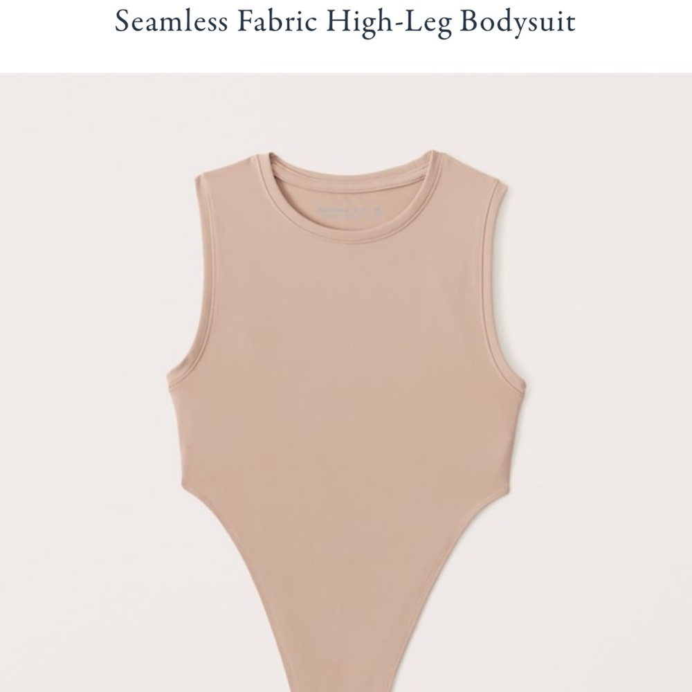 abercrombie soft a&f collection nude highleg body suit
